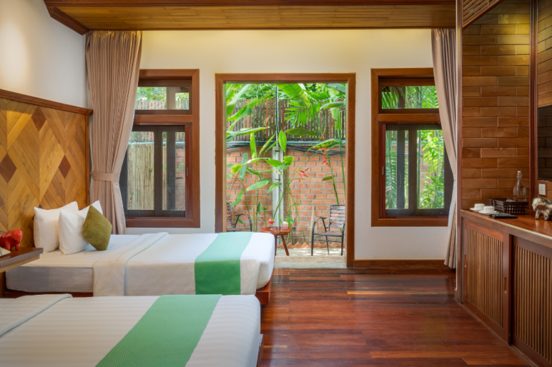 Superior twin Khmer style room