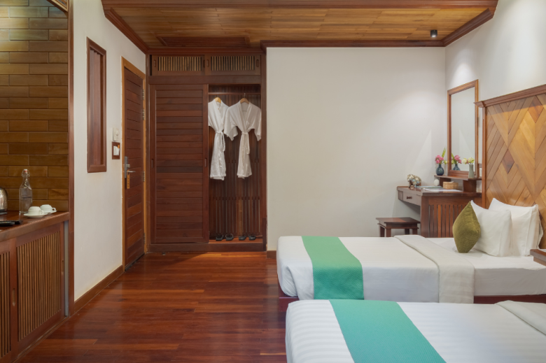 Superior twin Khmer style room